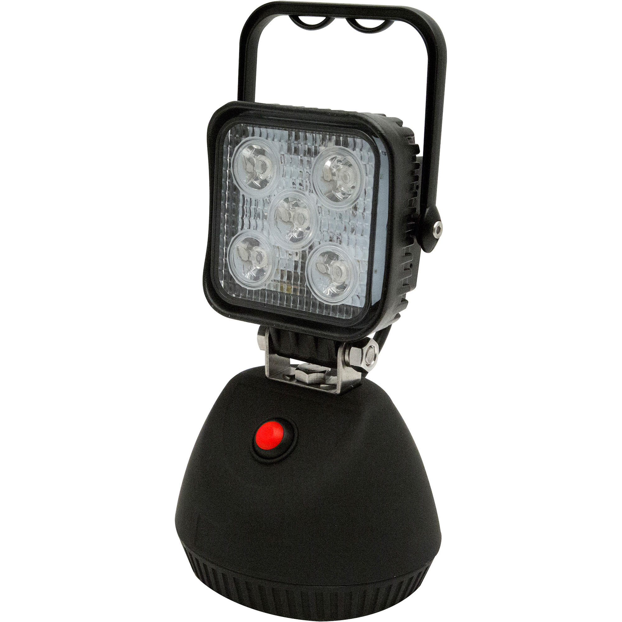 ECCO LED Rechargeable Work Light — 12V, 650 Lumens, 5 LEDs, Black